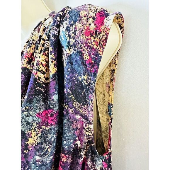 Julie‎ Dillon Dress Size 4 Multicolored Sheath Sleeveless NWT Artsy Abstract - Picture 11 of 14